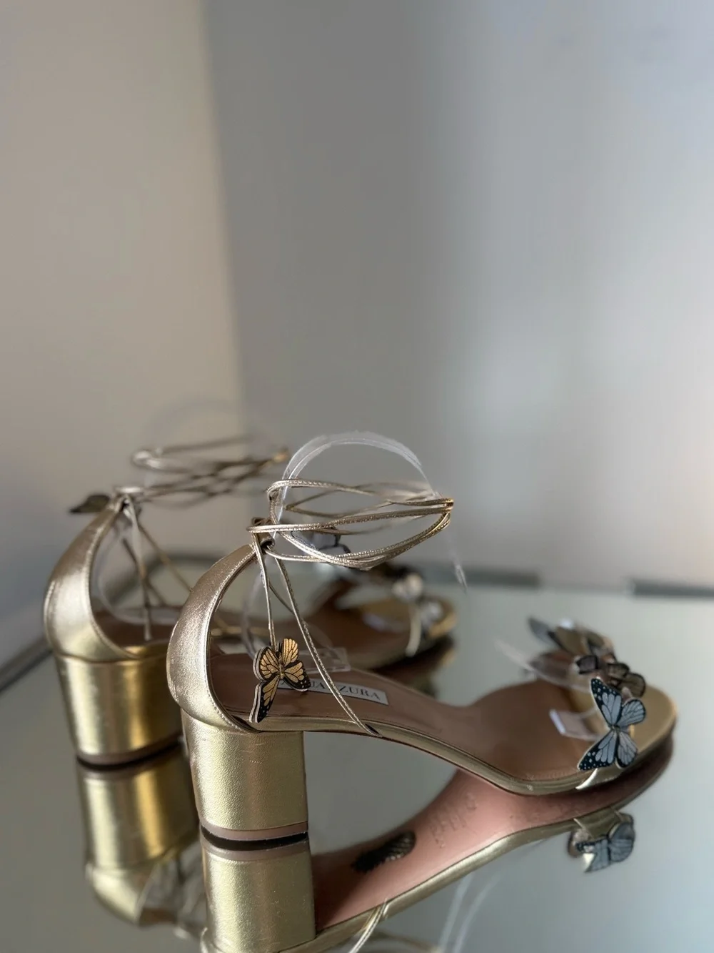 Aquazzura Papillon Sandal 50 $995 40.5